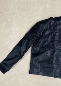 Leather Jacket H&amp;M