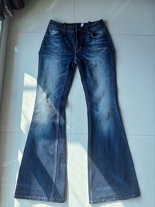 Low rise Flared Denim Jeans