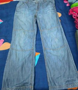 Light Wash Wide Leg Jeans
