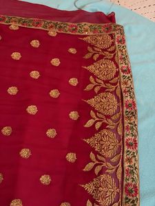 Elegant Gazri Colour Saree
