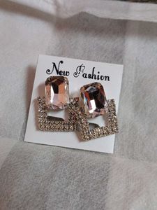 Sparkling Gemstone Earrings