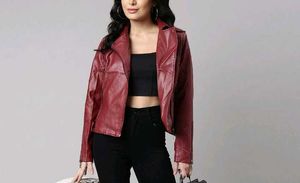 Solid Maroon Brownish Jacket