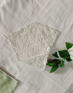 Pinterest Lace Trimmed Headscarf