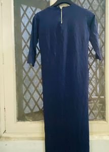 Navy Blue Midi Dress