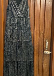 Sparkly Tiered Maxi  Dress