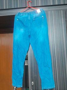 Allen Solly Girls Jean&#39;s Relaxed Crop 11 To 12 Yea