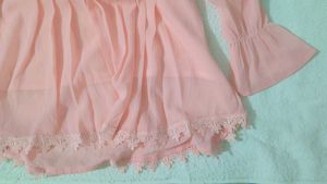 Beautiful Pink Lace Top