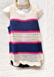 Tommy Hilfiger Crochet 🧶 Top Size S