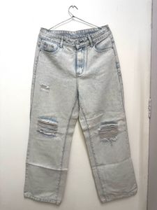 Ripped Light Wash Jeans