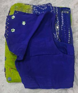 Green Floral Saree