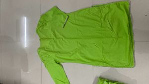 Lime Green Sharara Suit Set