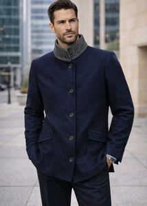 🇳🇿💫💗Men's Stylish Navy Blue Coat