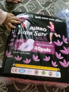 jumbo extra sure xxxl sanitary pads and chatcoal soap for @tanvi_nakul