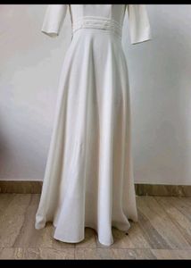 Elegant A-Line White Dress