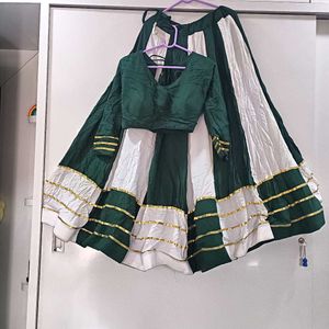 Navratri Green Lengha