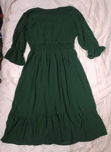 Green Colour Dress For Ladies