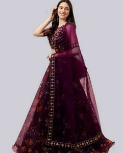 Unstitched Lhenga Choli