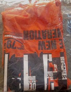 Orange colour sleeveless Tshirt