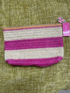 Woven Pouch with Tassel