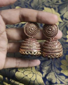 Maroon Jhumkas