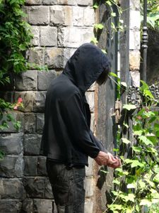 Black Zip-Up Hoodie