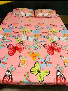 Butterfly Print Bedsheet Set