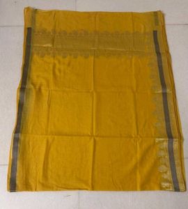 Mustard Yellow Saree with Blouse