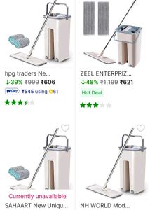 🆕 Wet And Dry Flat Cleaning Mop With Bucket.