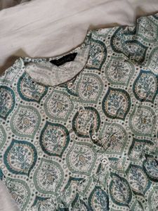 A Blue Frock Top