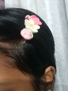 Hair clip (tulip flower)