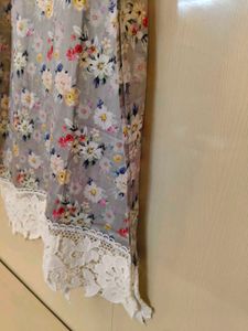 Nice Lacy Floral Kurta