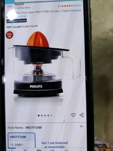 Philips Citric Press Juicer In Good Condition