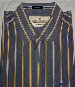 Cool Colors Striped Shirt