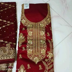 New Bridal Heavy Dress Material