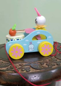 New Bunny Wooden Car Toy