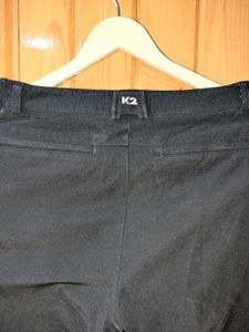 Premium K2 Black Flared Pants | Size 32