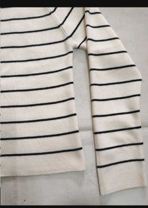 Striped Square Neck Top