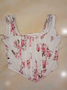 Floral Corset Top