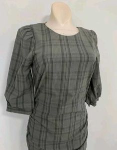 Zara Plaid Mini Dress