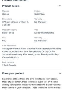 Cotton Bath High Absorbency Soft Towel Set