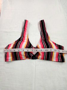 Striped Bikini Top