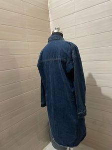 Oversized Denim Shirt Dress made in korea