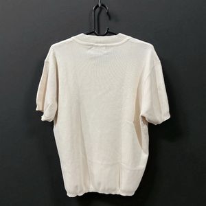 Imported LVAN Knit V-Neck Tee
