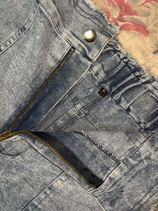 Wide Leg Denim Jeans