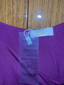 Purple Bodycon Mini Dress