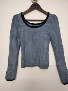 SALE 🛍️ Blue Crop Sweater