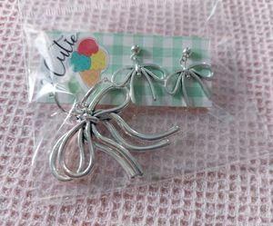Bow Hoop &amp; Stud Set Of 2 Earrings