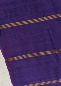 Dark Blue Golden Saree