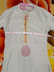 Cream Color Kurta