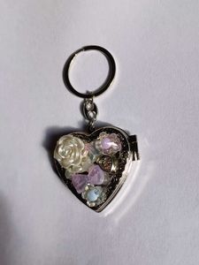 Heart Mirror Keychain